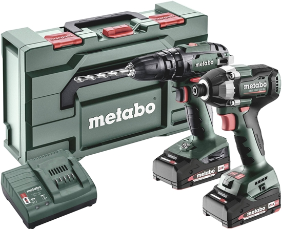 Изображение Metabo Combo-Set SB 18 + SSD 18 LT 200 BL -Akku-Schlagbohrschrauber, Akku-Schlagschrauber inkl. Akku, inkl. Ladegerät (685197000)