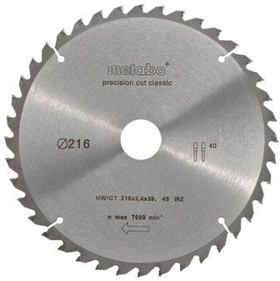 Изображение Metabo PrecisionCutClassic 216x 30, 40 WZ 5neg