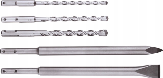 Picture of Metabo SDS-plus Drill / Chisel set SP 5-pcs.