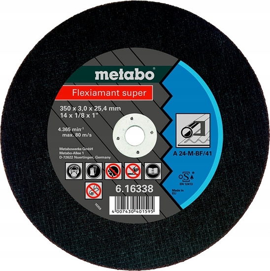 Picture of Metabo TARCZA TNACA FLEXIAMANT SUPER A 24-M 3503,025,4 MM DO STALI