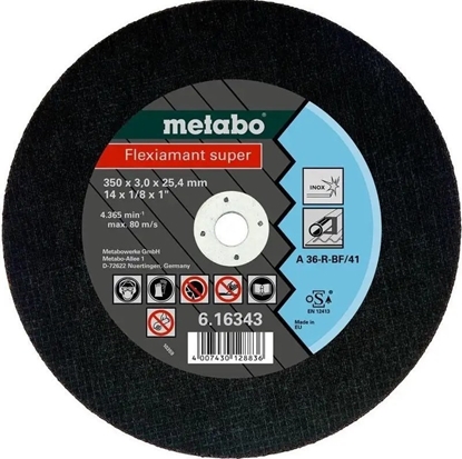 Attēls no Metabo TARCZA TNACA FLEXIAMANT SUPER A 36-R 3503,025,4 MM DO STALI NIERDZ.