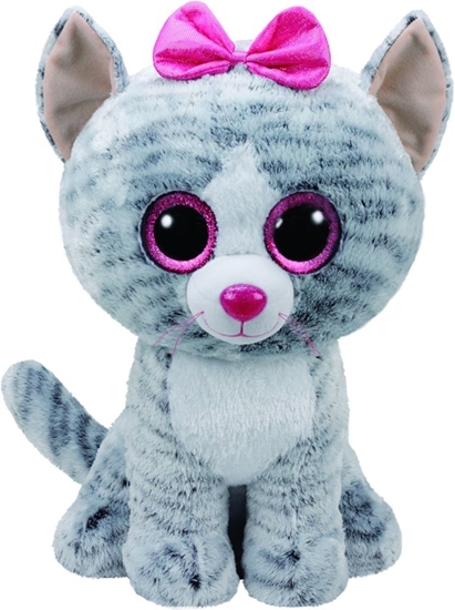Изображение Meteor TY Beanie Boos Kiki - Szary kot 42 cm (36838)