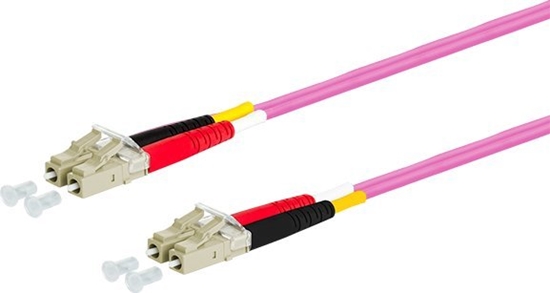 Picture of METZ CONNECT OpDAT Patchcable LC-D/LC-D OM4, 5 m