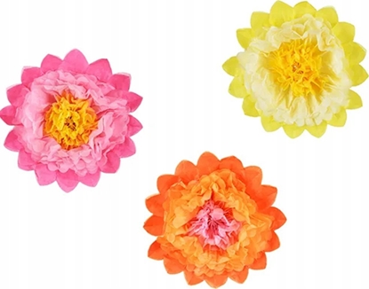 Picture of MFP paper Dekoracja bibuowa Kwiaty 35cm 3szt