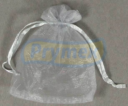 Attēls no MFP paper Woreczki organzowe srebrne 7x10cm 10szt