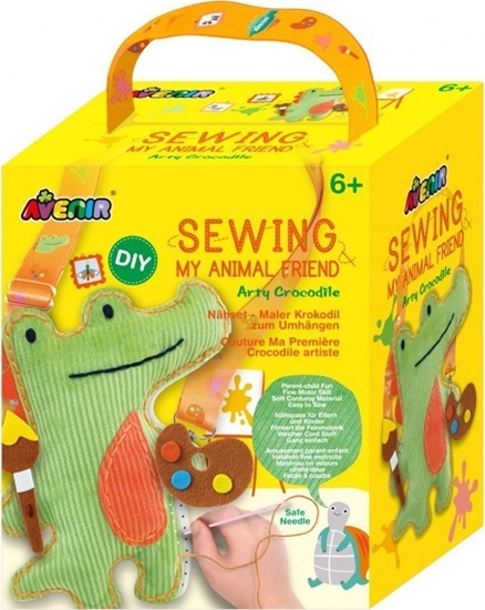 Picture of MG Zestaw kreatywny Przyjaciel zwierzt do uszycia - Krokodyl
