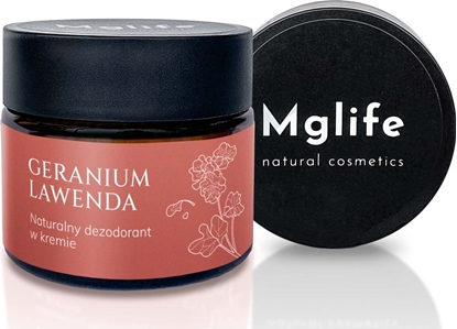 Attēls no Mglife Geranium i Lawenda naturalny dezodorant w kremie 50ml Mglife