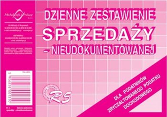 Picture of Michalczyk & Prokop Dzienne zestawienie sprzeday nieudokumentowanej Typ R5