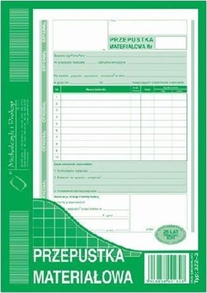 Picture of Michalczyk & Prokop Przepustka materiaowa 322-3