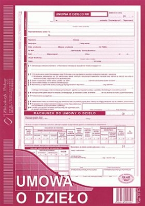 Picture of Michalczyk & Prokop Umowa o dzieo A4 UD. 610-1