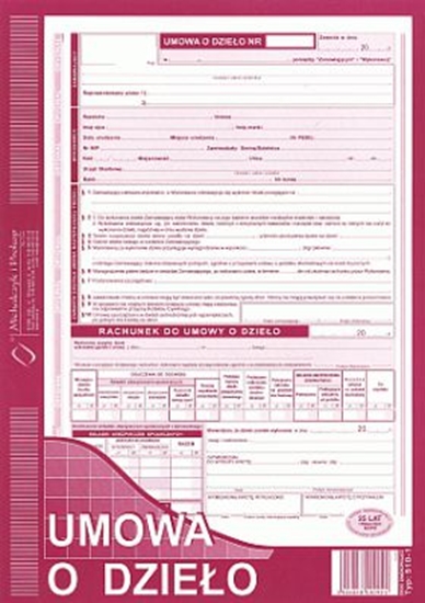 Picture of Michalczyk & Prokop Umowa o dzieo A4 UD. 610-1