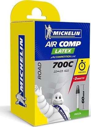 Attēls no Michelin Michelin Inner tube CH.A1 LATEX AIRCOMP 22/23X622 PR 60mm