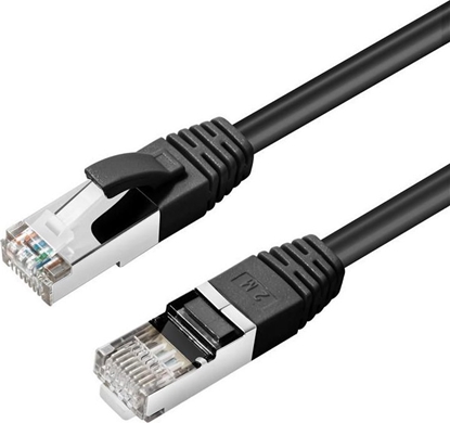 Изображение MicroConnect CAT6A S/FTP 2m Black LSZH