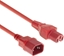 Picture of MicroConnect Red power cable C14F to C15M,