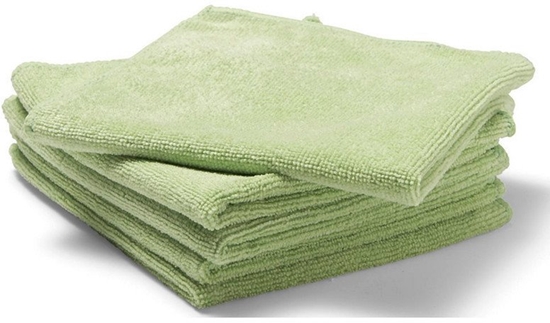 Picture of Microfiberklud Prime Source 40x40cm Grøn,10 stk/pk