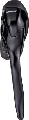 Изображение Microshift Klamkomanetka MICROSHIFT ADVENT X, Lewa, 1.rzdowa, Nie kompatybilna z Shimano, Dual Control, Z Dwigini Hamulca Tylko, Czarna (NEW)