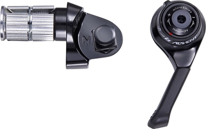 Attēls no Microshift Manetka MICROSHIFT ADVENT, Prawa, 9.rzdowa, Nie kompatybilna z Shimano, Bar End Shifter, Friction/Indeksowanie (NEW)