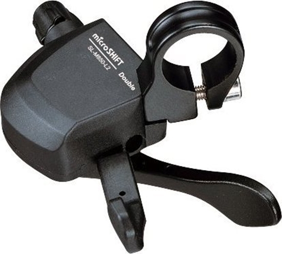 Picture of Microshift Manetka MICROSHIFT XLE, Lewa, 2.rzdowa, Kompatybilna z Shimano, Xpress Trigger, Bez Wskanika Przeoe (NEW)