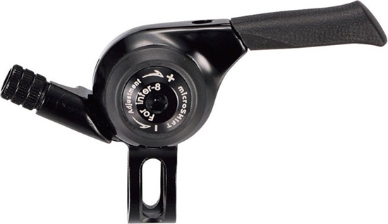 Picture of Microshift Manetka MICROSHIFT, Prawa, 8.rzdowa, Kompatybilne z Shimano, Thumb Shifter, Indeksowanie (NEW)