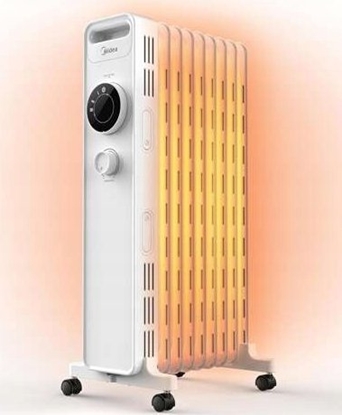 Picture of Midea NY2009-22M | Oil Filled Radiator | 2000 W | Number of power levels 3 | White