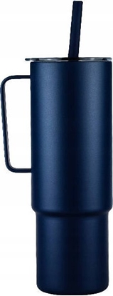 Attēls no MiiR Miir - All Day Straw Cup Granatowy - Kubek termiczny ze somk 950ml