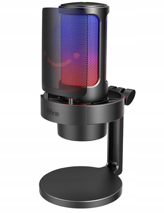 Picture of Mikrofon pojemnociowy studyjny Fifine A8 AMPLIGAME USB RGB PnP gamingowy