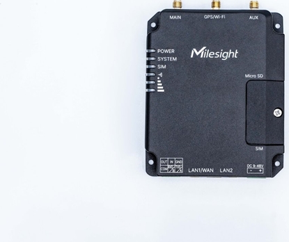 Picture of MILESIGHT Milesight UR32 Przemysowy Router LTE z WiFi 2 * 10/100Mbps Aluminiowa Obudowa Dual Sim RS232 RS485 DI DO TCP UDP Modbus MQTT