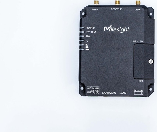 Picture of MILESIGHT Milesight UR32 Przemysowy Router LTE z WiFi 2 * 10/100Mbps Aluminiowa Obudowa Dual Sim RS232 RS485 DI DO TCP UDP Modbus MQTT