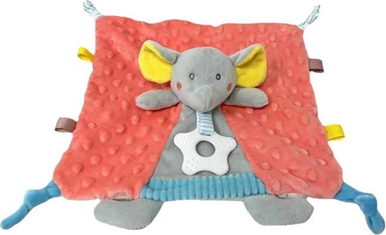 Picture of Milu Sonik Brzoskwiniowo-Szary Pluszak 25x25 Cm Maskotka Dla Najmodszych