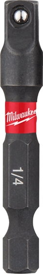Picture of Milwaukee Adapter Milwaukee 4932471826 1/4 hex - 1/4 kwadrat czarny