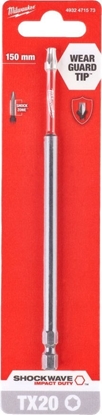 Изображение Skrūvgriežu uzgalis Milwaukee Shw 4932471573; TX20; 1 gab.
