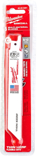 Изображение MILWAUKEE BRZESZCZOT S BIMETAL 150mm 8/12T /5szt.