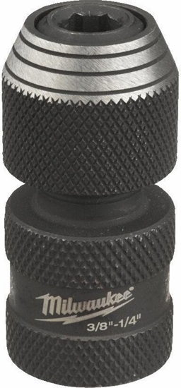 Picture of Milwaukee MILWAUKEE ADAPTER UDAROWY KWADRAT 3/8" x HEX 1/4"