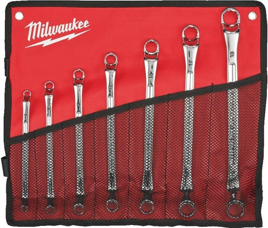 Picture of Milwaukee MILWAUKEE MILWAUKEE KLUCZ PODWÓJNIE ODGITY 75° ZESTAW - 7 szt.