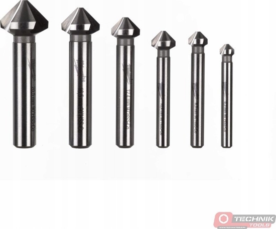 Picture of Milwaukee MILWAUKEE POGBIACZE STOKOWE HSS ZESTAW 6szt.