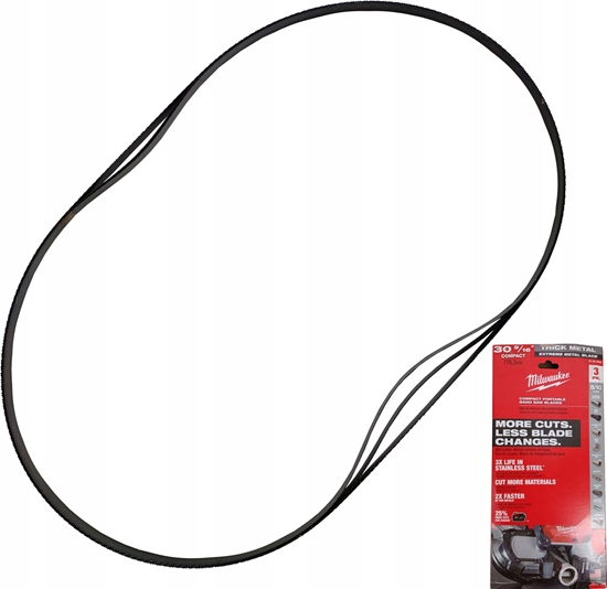 Изображение Lentzāģa griešanas lente Milwaukee 48390630; 776,29x12,7 mm; 3 gab.