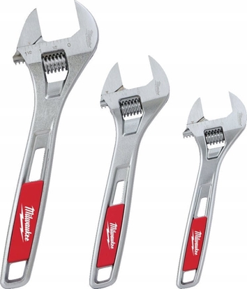 Attēls no Regulējama uzgriežņu atslēga Milwaukee 4932493414; 150 mm; 200 mm; 250 mm; 3 gab.
