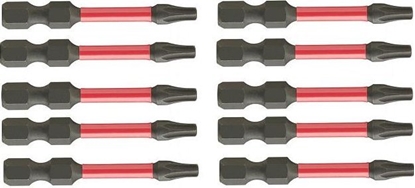 Изображение Skrūvgriežu uzgalis Milwaukee Shw 4932430877: TX20: 10 gab.