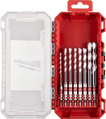 Picture of Milwaukee MILWAUKEE UNIVERSAL DRILL set. 8 pcs.