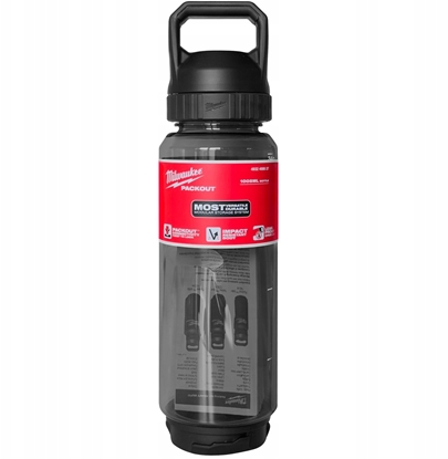 Picture of Milwaukee MILWAUKEE PACKOUT BUTELKA PLASTIKOWA 1005ml CZARNA