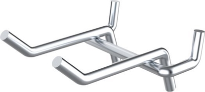 Picture of MILWAUKEE PACKOUT DOUBLE STEEL HOOK FOR TOOLGUARD BOARDS /12 pcs.