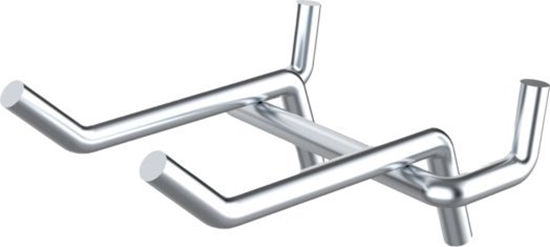 Picture of MILWAUKEE PACKOUT DOUBLE STEEL HOOK FOR TOOLGUARD BOARDS /12 pcs.