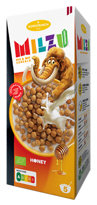 Picture of Milzu Originals rudzu un auzu bumbiņas ar medu, Organic, 150g