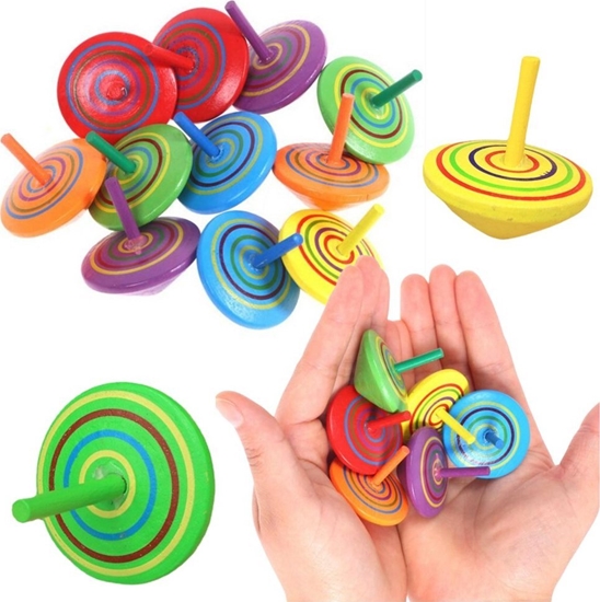 Picture of Mini Bczek Kolorowy Drewninany Zabawka Zrcznociowa 4cm LEAN Toys