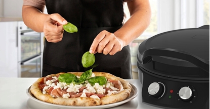 Изображение Mini piekarnik elektryczny, opiekacz do pizzy LTC okrgy  30cm. 2000W