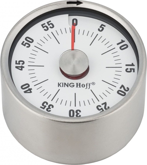 Picture of Minutnik KingHoff mechaniczny srebrny (KH-3176)