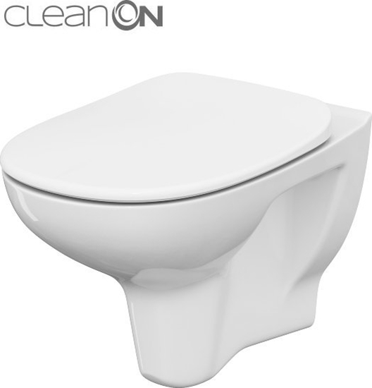 Picture of Miska WC Cersanit S701-180 SET 815 ( PAK ) MISKA WISZCA ARTECO NEW CLEAN ON + DS/PP/WOL/ARTECO // CE.KRAR.MW+DS-WO-PP