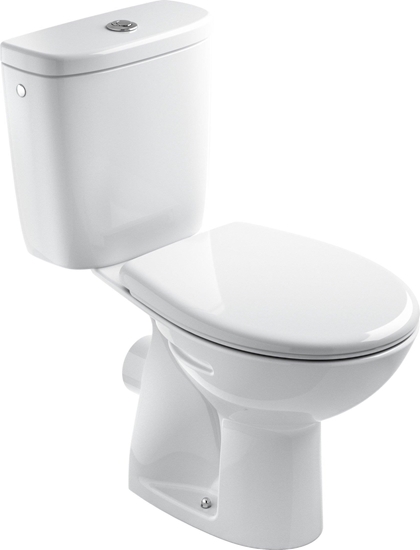 Picture of Miska WC Jika TOILET STANDING EUROLINE-N WITH COVER WH
