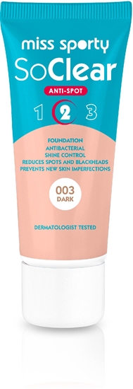 Picture of Miss Sporty So Clear Anti-Spot 2 podkad maskujcy niedoskonaoci 003 Dark 30ml