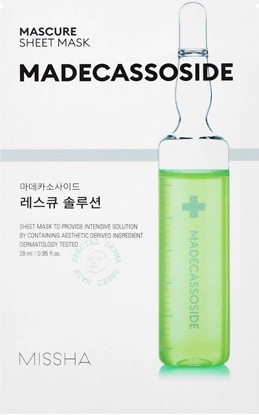 Attēls no Missha Mascure Rescue Solution Sheet Mask Madecassoside 28ml